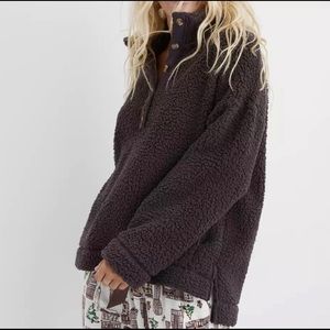 Aerie cloud oversized Sherpa pullover
